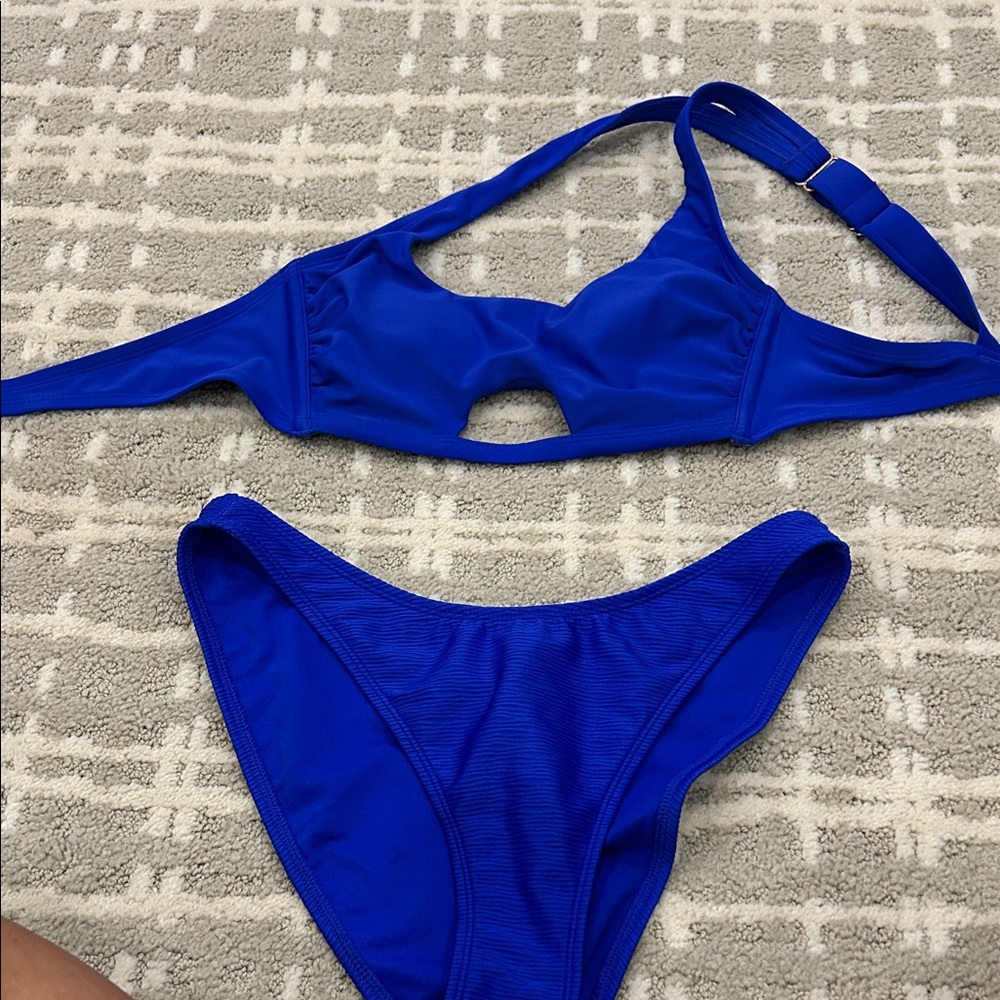 Wild Fable Royal Blue Bikini Set